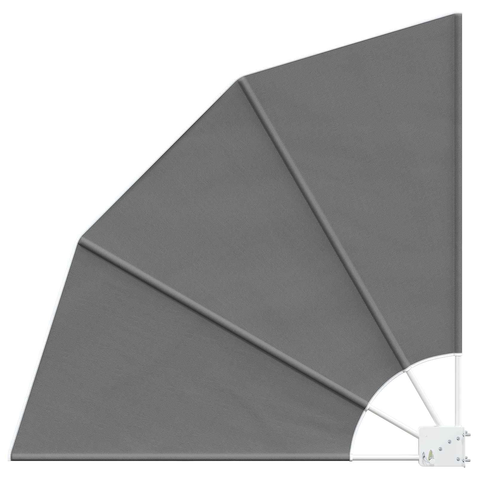 Vidaxl Balkon-Sichtschutz 140x140 cm Lichtgrau - 31% Rabatt