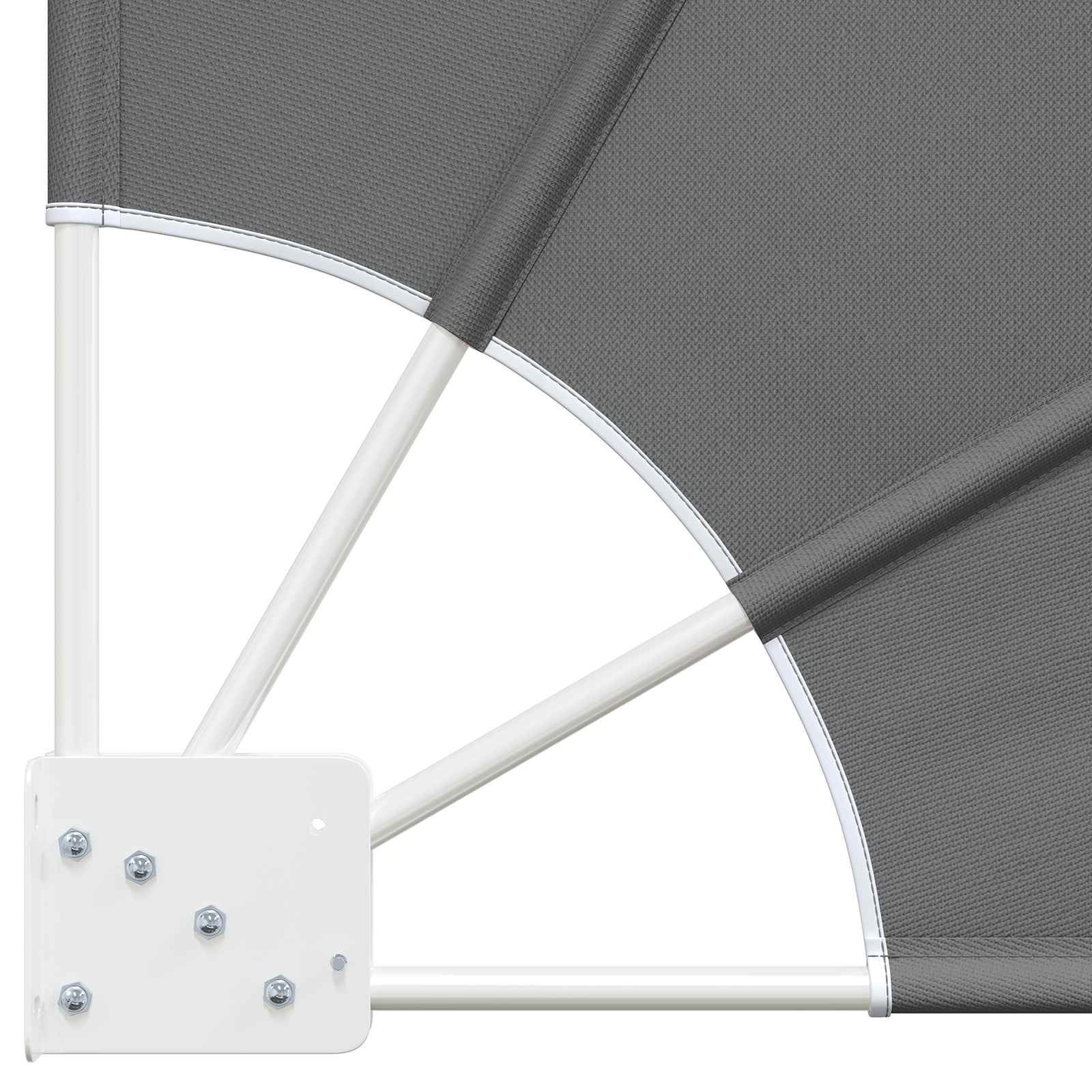 Vidaxl Balkon-Sichtschutz 140x140 cm Lichtgrau - 31% Rabatt