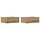 Wand-Nachtschrank 2er Set Artisan Eiche - 29% Rabatt
