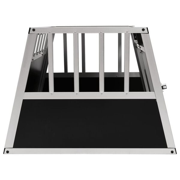 Vidaxl Hundebox Aluminium 89x69x50 cm, zwei Türen - 35% Rabatt