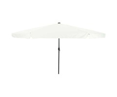 Vidaxl Ampelschirm mit LED 395cm Sand/Anthrazit - 34% Rabatt