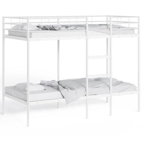Vidaxl Stabiles Etagenbett in Weiß 80x200 cm - 35% Rabatt