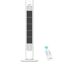 Turmventilator L, Weiß, 50W, mit Fernbedienung - 34% Rabatt