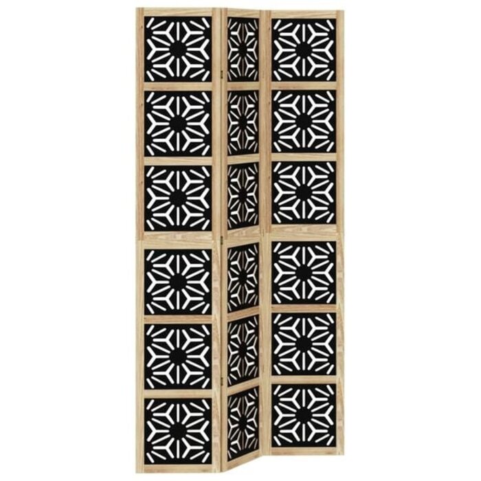 Vidaxl Spanische Wand aus Paulownia-Holz, 105-110 x 220 cm, 34% Rabatt