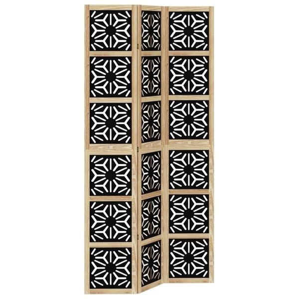 Vidaxl Spanische Wand aus Paulownia-Holz, 105-110 x 220 cm, 34% Rabatt