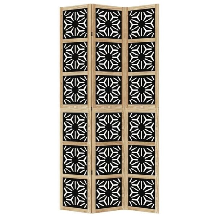 Vidaxl Spanische Wand aus Paulownia-Holz, 105-110 x 220 cm, 34% Rabatt