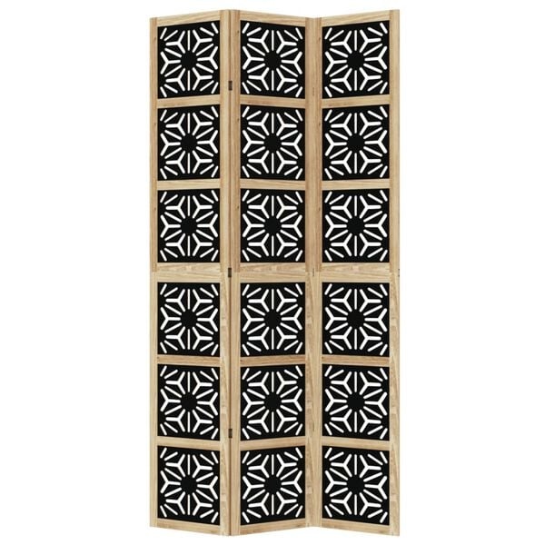 Vidaxl Spanische Wand aus Paulownia-Holz, 105-110 x 220 cm, 34% Rabatt