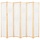 6-Paneel Raumteiler Cremeweiß 240x170cm - 34% Rabatt