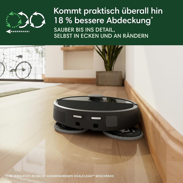 Saugroboter mit Wischfunktion & AutoWash-Station, 7000 Pa, Schwarz - 35% Rabatt