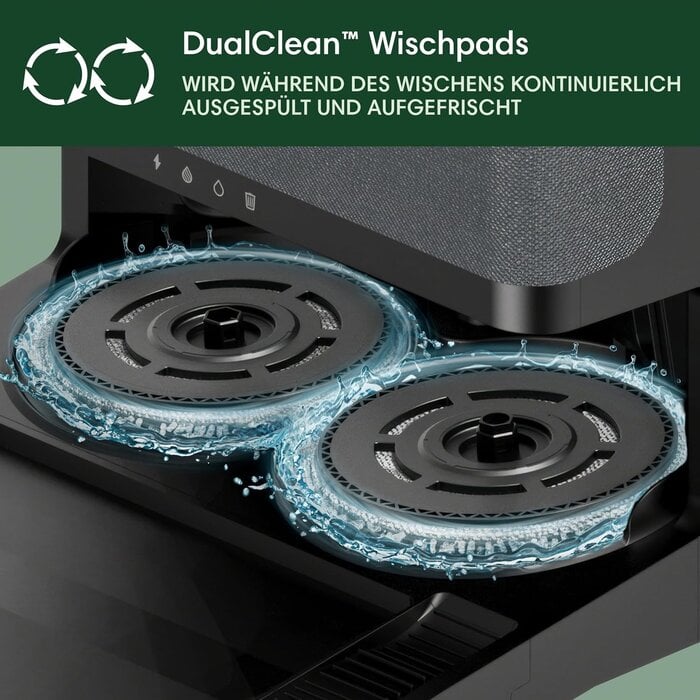 Saugroboter mit Wischfunktion & AutoWash-Station, 7000 Pa, Schwarz - 35% Rabatt