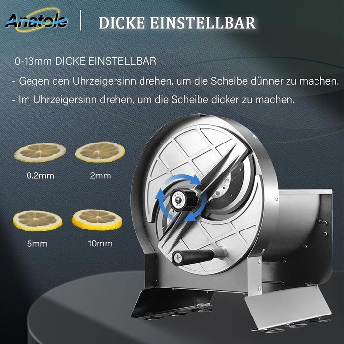 Profi-Gemüsehobel aus Edelstahl - 35% Rabatt - Einstellbare Schnittstärke