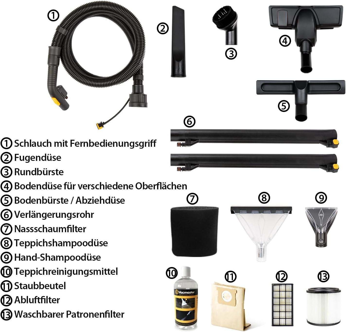 3-in-1 Nass- und Trockensauger - 1300W - 23L - 35% Rabatt