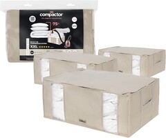 3er-Set Vakuum-Aufbewahrungsboxen XXL 210L - 33% Rabatt