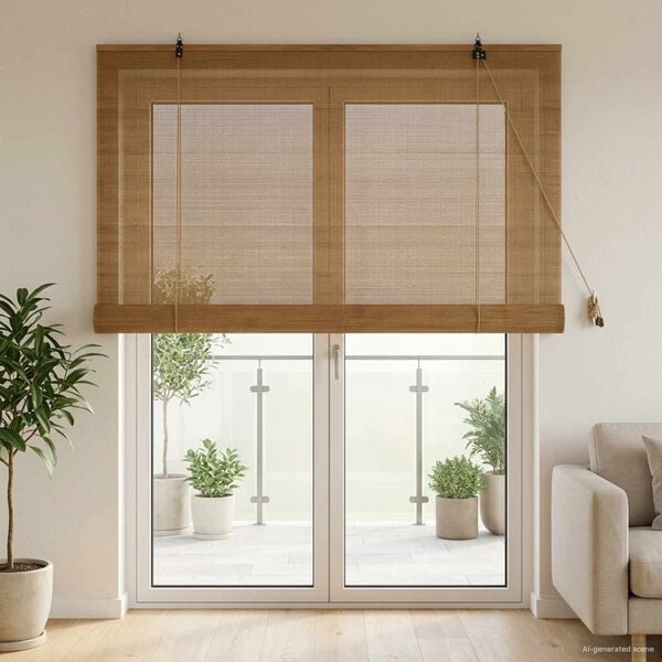 Vidaxl Bambus-Rollo, 150 x 220 cm, Braun (XL) - 33% Rabatt