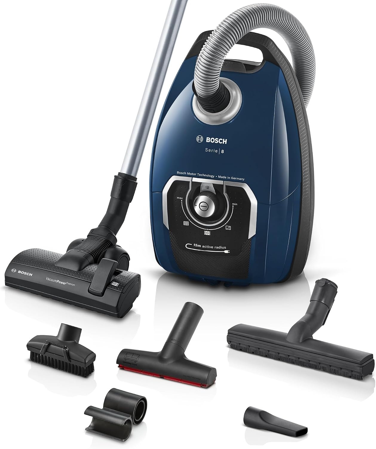 Bosch Leiser Bodenstaubsauger 650W, UltraAllergy-Filter, 15m Radius - 35% Rabatt