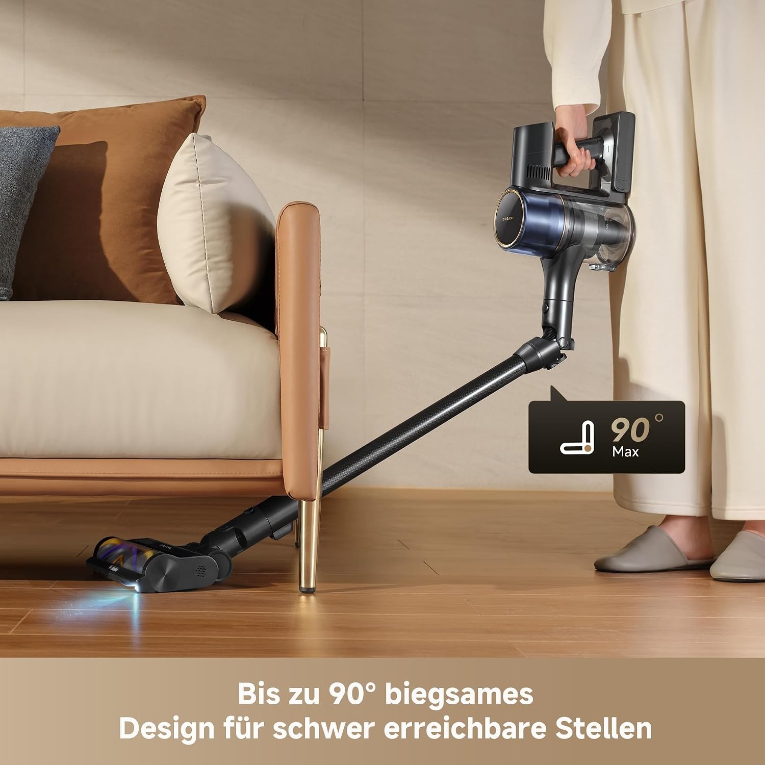 Dreame Akku-Stabstaubsauger 600W, 26.000 Pa, 90 Min. Laufzeit - 35% Rabatt