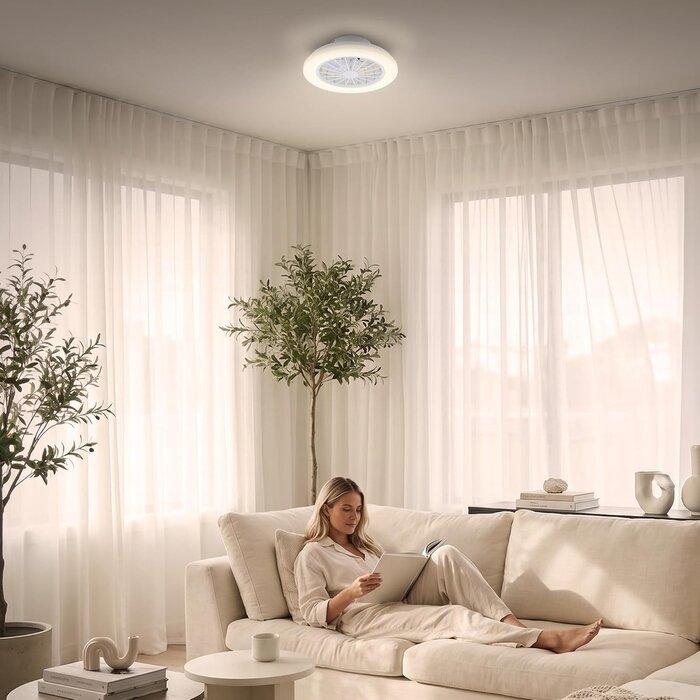 Deckenventilator mit LED & Fernbedienung - 33% Rabatt