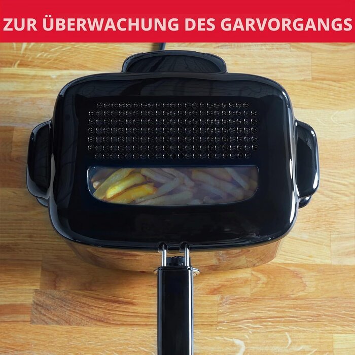 Mini-Fritteuse 1 Liter 1000W - Silber/Schwarz - 33% Rabatt