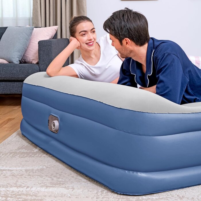 Bestway Luftbett Queen 203x152cm mit Pumpe - 33% Rabatt - Ausgepackt & Neuwertig
