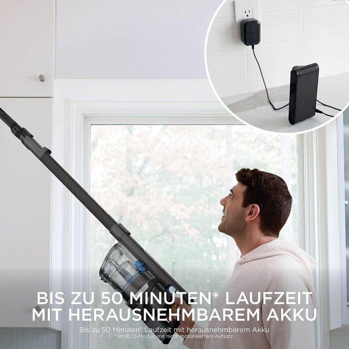 Kabelloser Akku-Staubsauger - 181 Watt - Grau - 35% Rabatt
