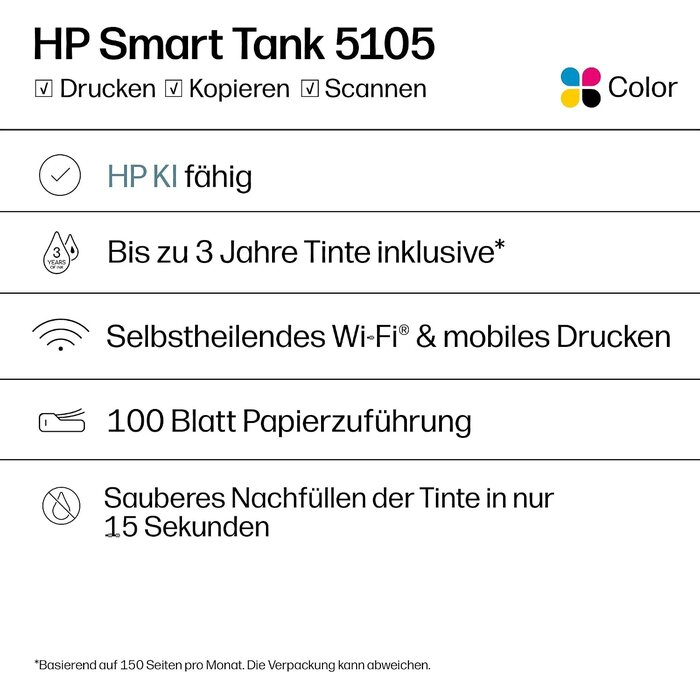 All-in-One Tintentank-Drucker für das Heimbüro - 35% Rabatt