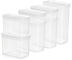 7-tlg. Vorratsdosen-Set, luftdicht & stapelbar - 32% Rabatt