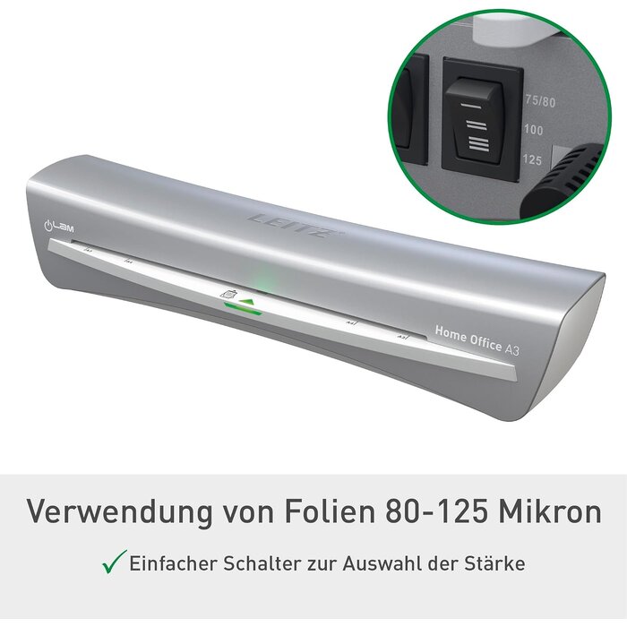 Laminiergerät A3 für Dokumente - 33% Rabatt - Grau