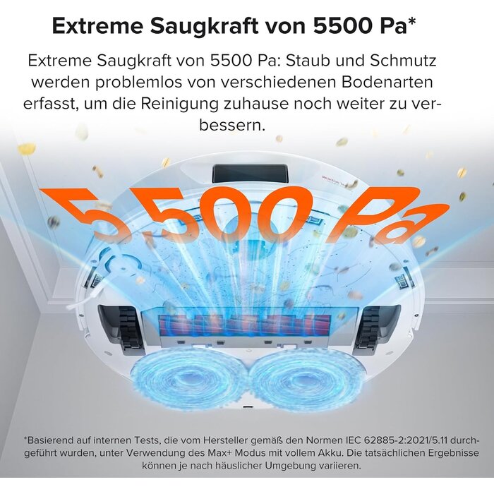 Saugroboter mit Wischfunktion Qrevo - 35% Rabatt - Vollautomatische Station