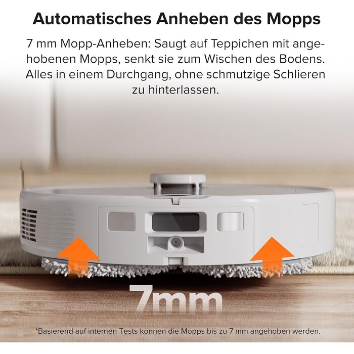 Saugroboter mit Wischfunktion Qrevo - 35% Rabatt - Vollautomatische Station