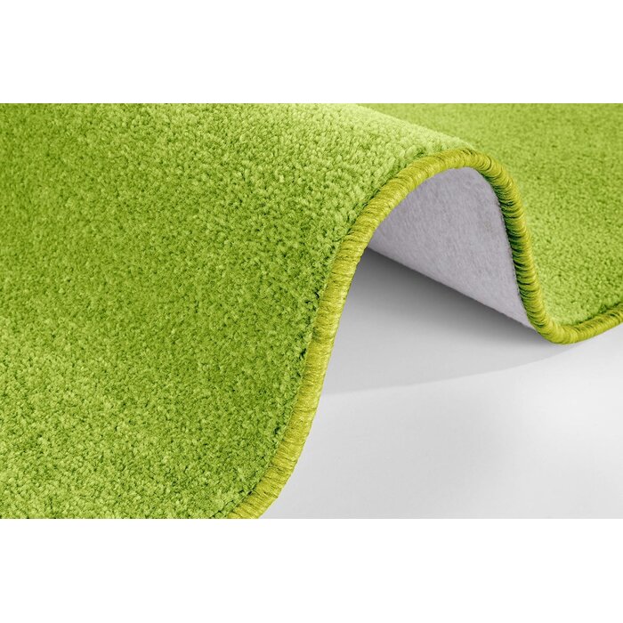 Kurzflor-Teppich Grün 140x200 cm - 32% Rabatt - Ausgepackt
