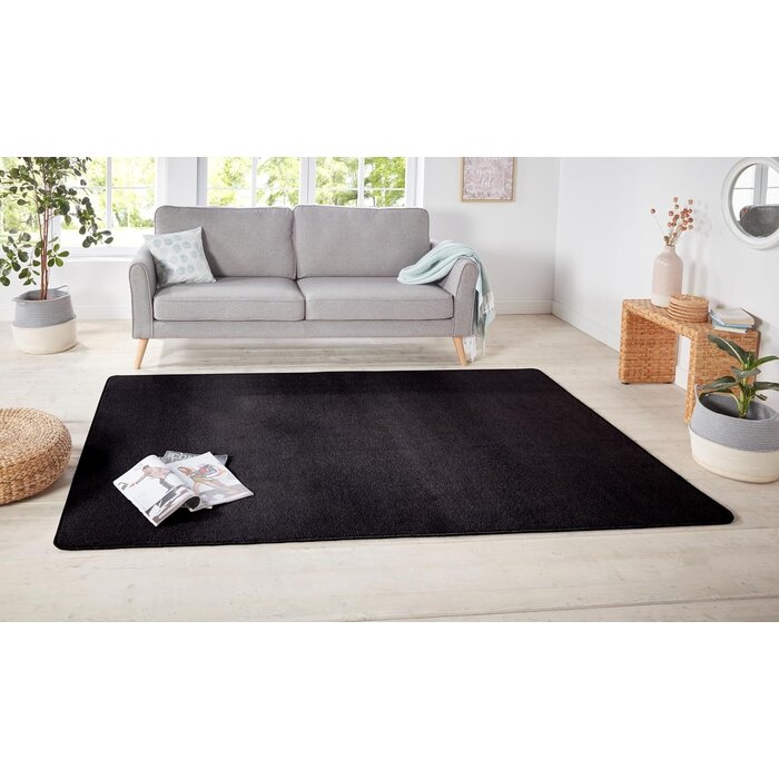 Kurzflor-Teppich Grün 140x200 cm - 32% Rabatt - Ausgepackt