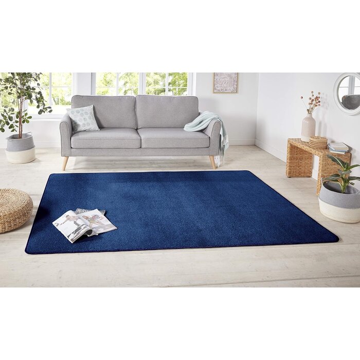 Kurzflor-Teppich Grün 140x200 cm - 32% Rabatt - Ausgepackt