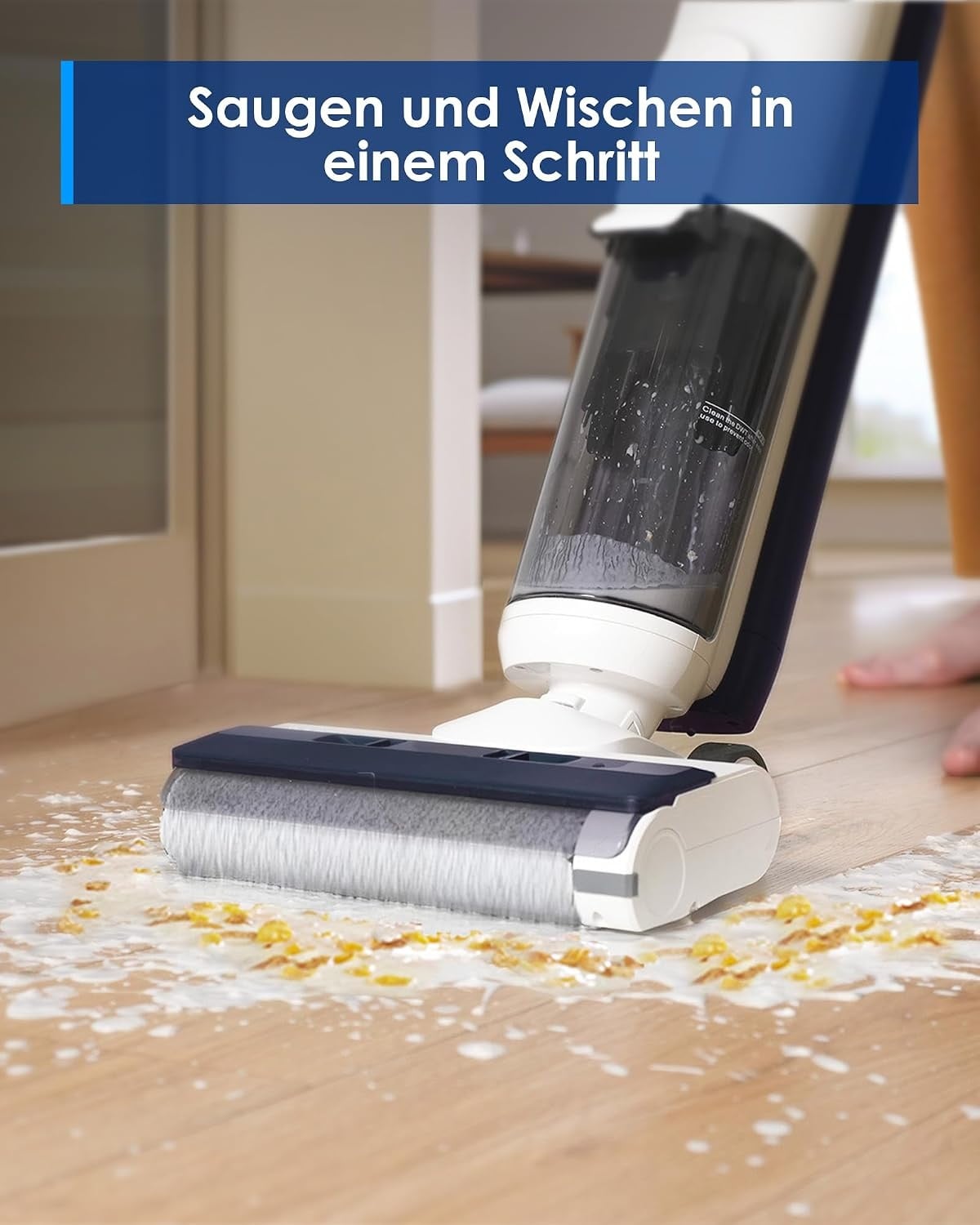 Akku-Nass-Trockensauger für Hartböden - 35% Rabatt - Blau