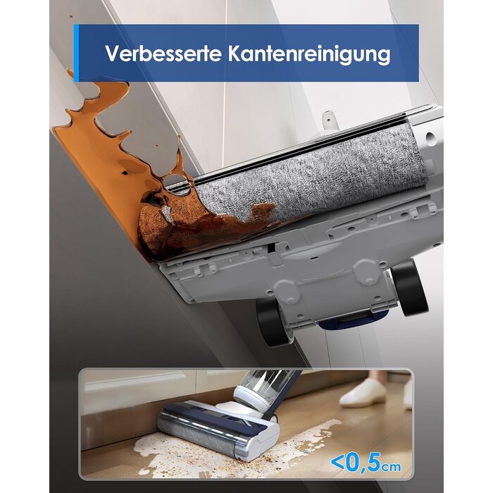 Akku-Nass-Trockensauger für Hartböden - 35% Rabatt - Blau