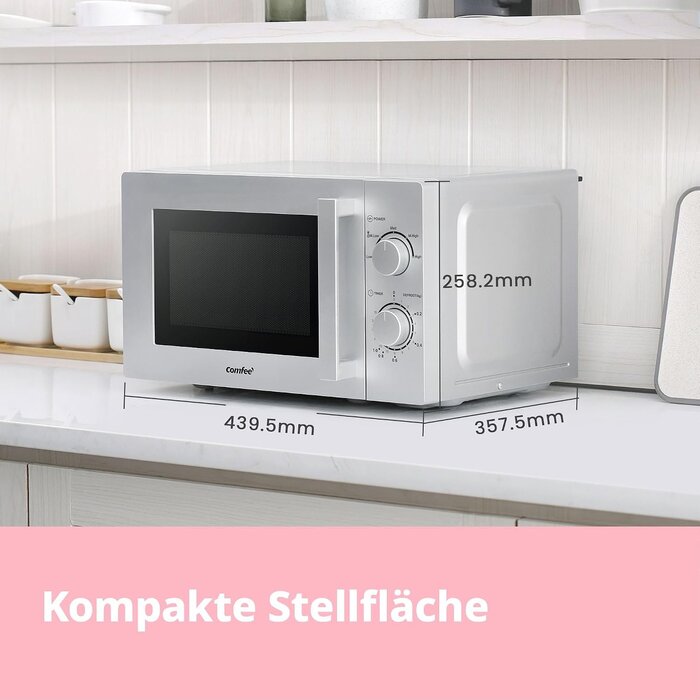 Kompakte Solo-Mikrowelle 20L - 700W - 34% Rabatt auf den Outlet-Preis
