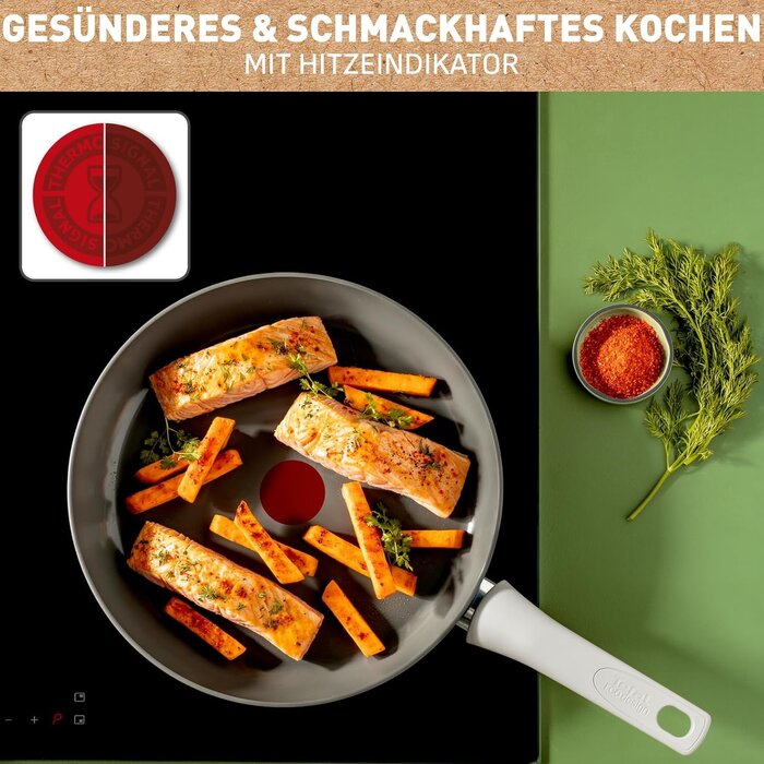 Bratpfanne 28 cm | Keramik-Antihaft | 100% recyceltes Aluminium | 33% Rabatt