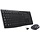 Kabelloses Tastatur- & Maus-Set, AZERTY, Schwarz - 31% Rabatt