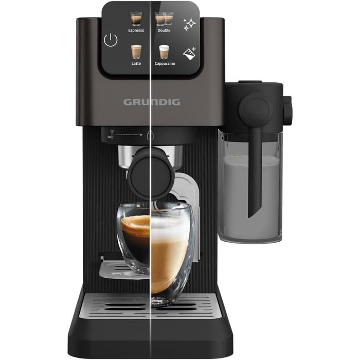 Espressomaschine 1628W 15 Bar mit Milchaufschäumer - 34% Rabatt