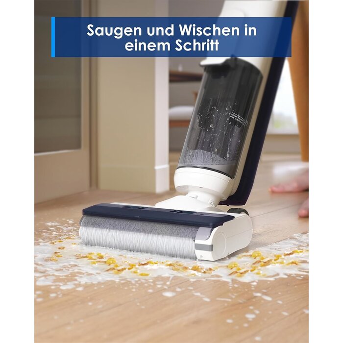 Kabelloser Nass- und Trockensauger - 35% Rabatt - Blau