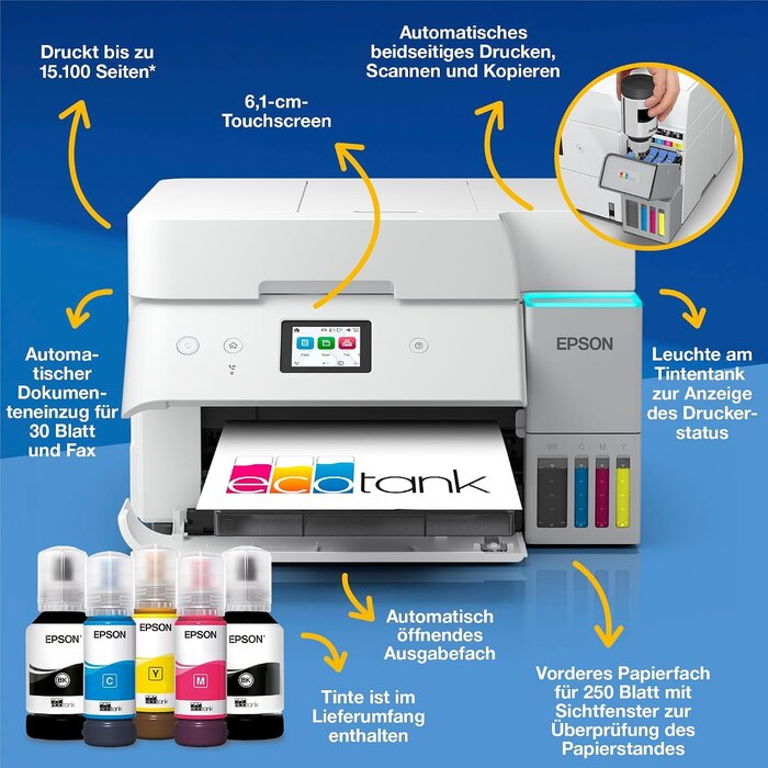 Multifunktionsdrucker A4 Weiß - 35% Rabatt