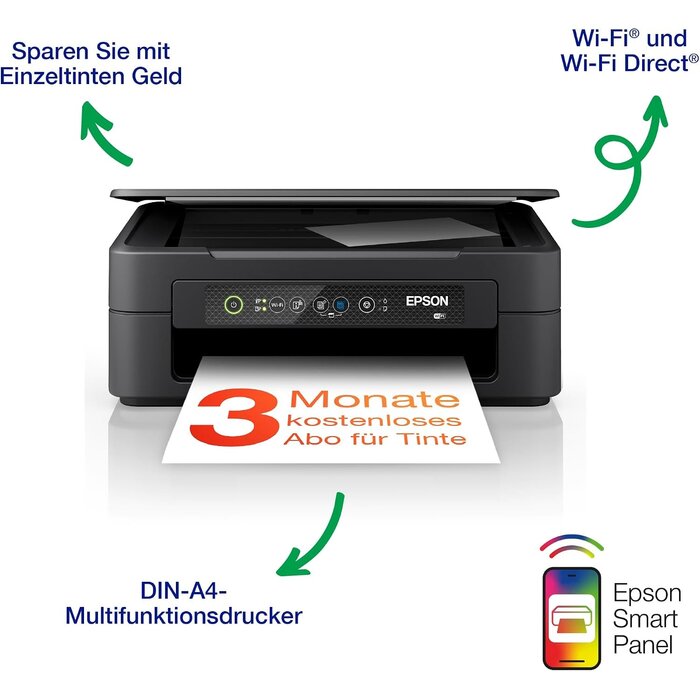 Tintenpatrone für Epson XP-2200, Schwarz, M - 28% Rabatt
