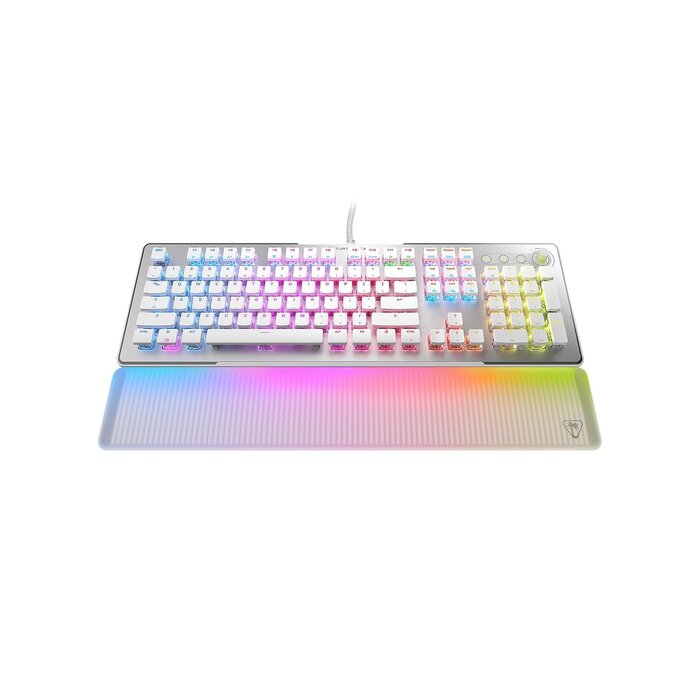 Optisch-mechanische Gaming-Tastatur, Weiß, 34% Rabatt