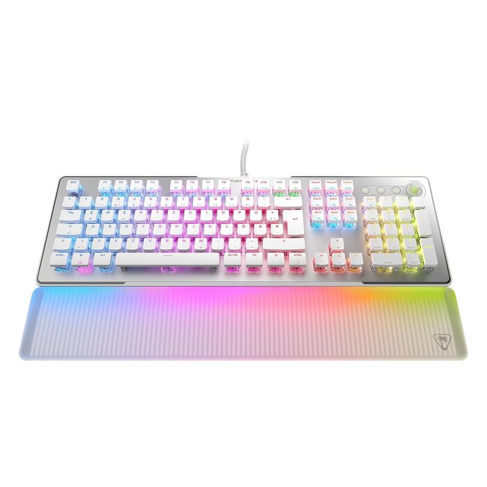 Optisch-mechanische Gaming-Tastatur, Weiß, 34% Rabatt