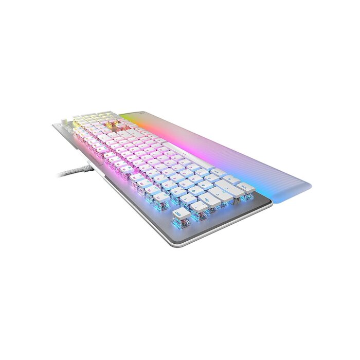 Optisch-mechanische Gaming-Tastatur, Weiß, 34% Rabatt