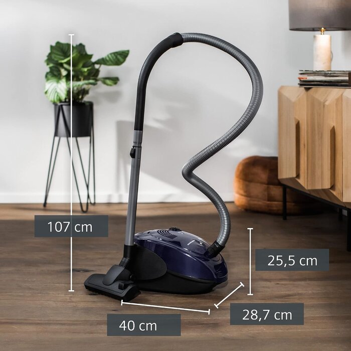 Bodenstaubsauger 700W Mondlichtblau - 34% Rabatt auf Retourenware