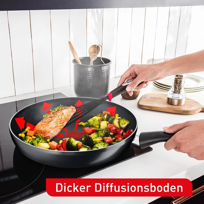 Hard Titanium Bratpfanne 28 cm - Schwarz - 32% Rabatt