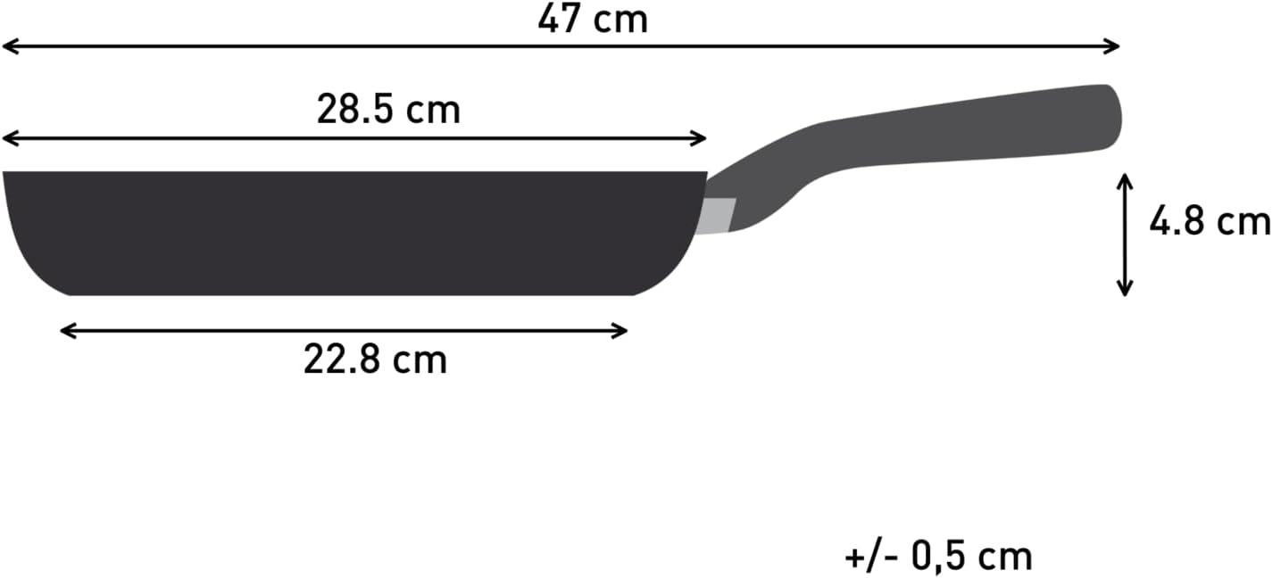 Hard Titanium Bratpfanne 28 cm - Schwarz - 32% Rabatt