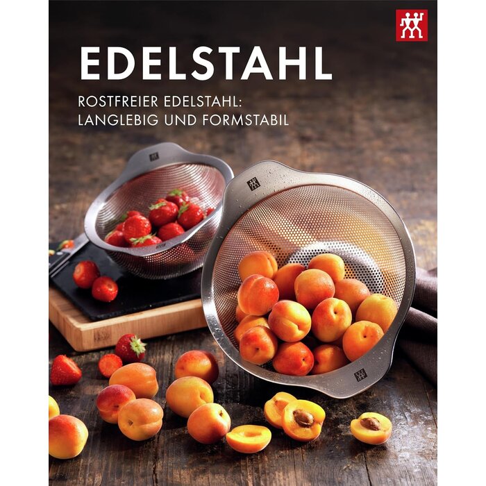 Edelstahl Küchensieb 24 cm - 30% Rabatt auf Retourenware
