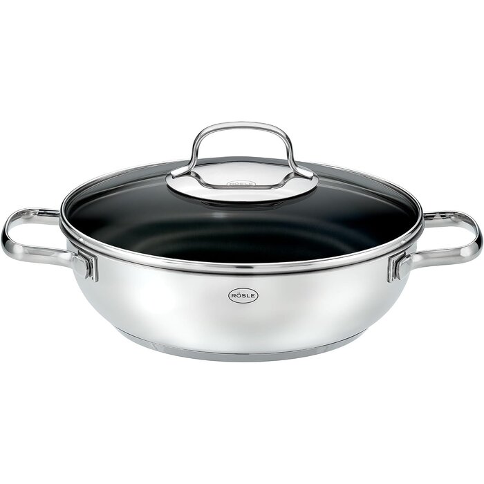 Premium Bratpfanne 28 cm Edelstahl - 31% Rabatt