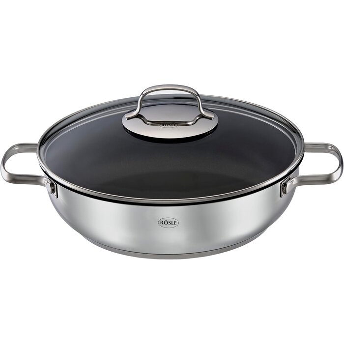 Premium Bratpfanne 28 cm Edelstahl - 31% Rabatt